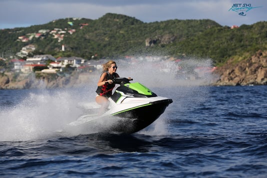 Jet ski racing St Barth