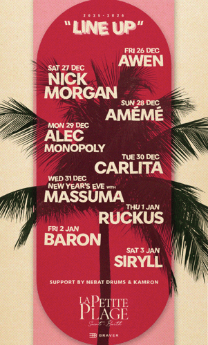 La Petite Plage Lineup