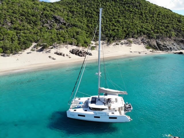 Catamaran in Colombier St Barth